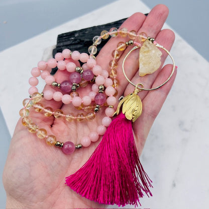 Love and Light Mid Length Mala Necklace