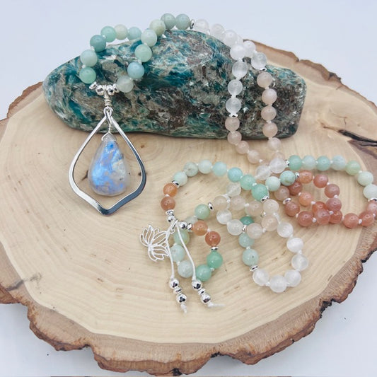 Authentic Presence 108 Beads Mala Necklace