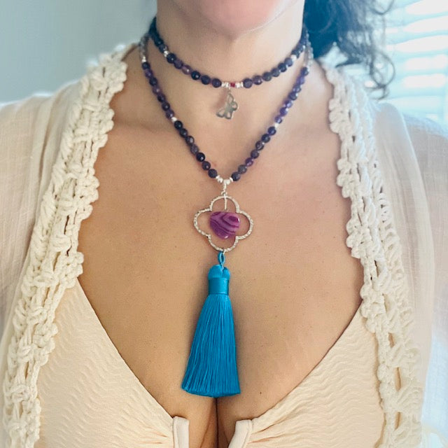 Love & Harmony Mid Length Mala Necklace