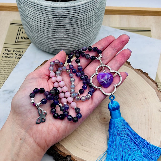 Love & Harmony Mid Length Mala Necklace