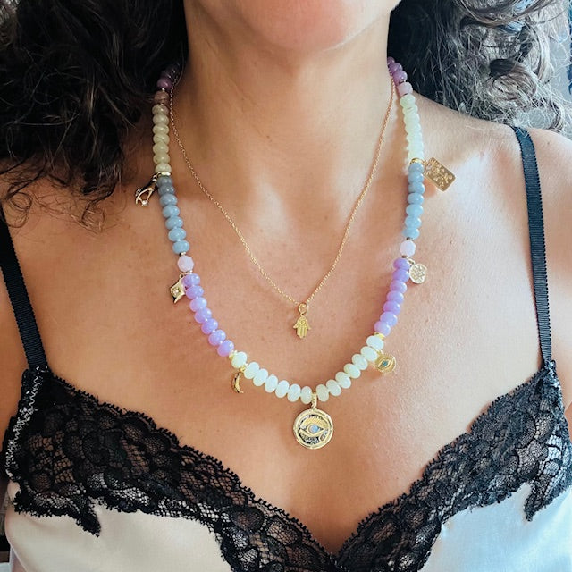 Psychic Visions Candy Gemstone Necklace