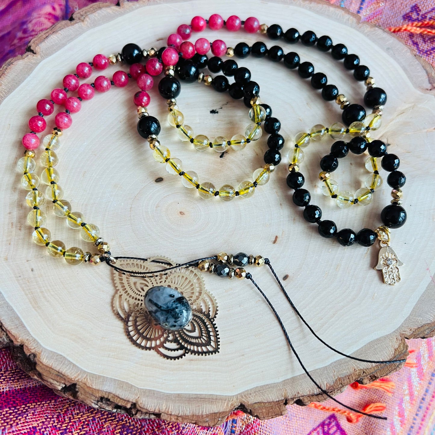 Limitless Light 108 Beads Mala Necklace