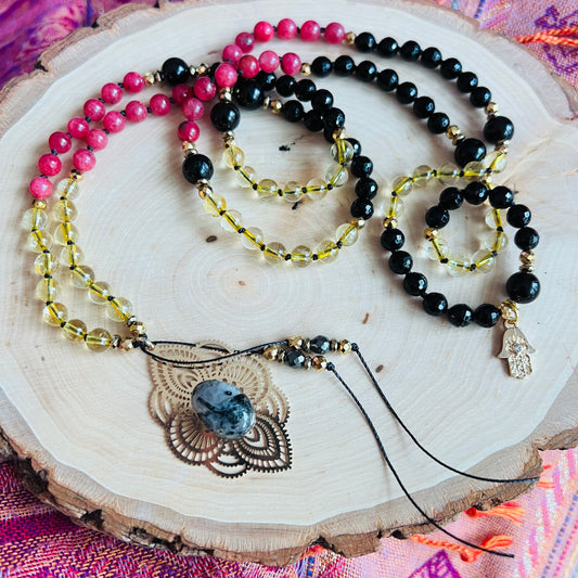 Limitless Light 108 Beads Mala Necklace