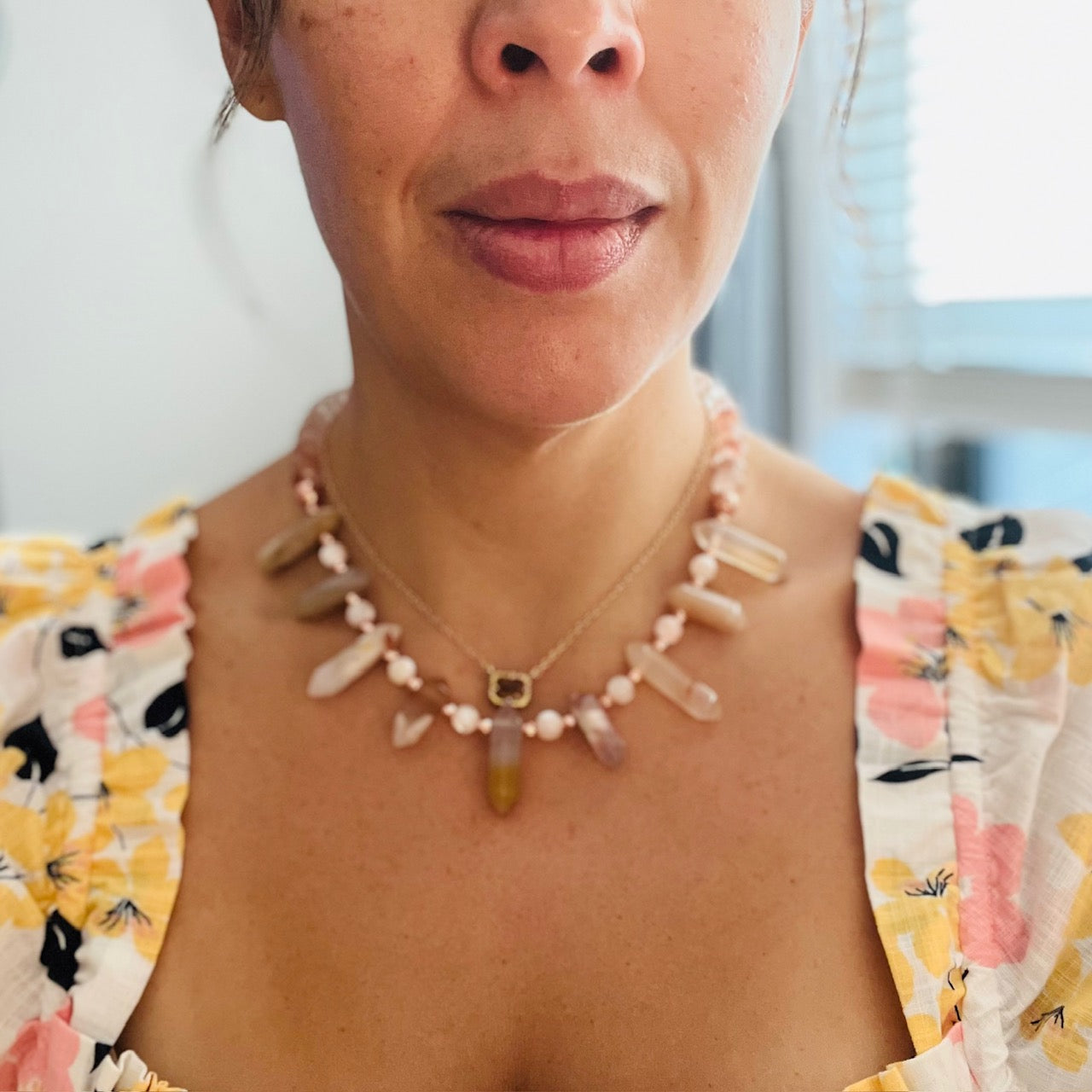 Divine Love Statement Mala Necklace