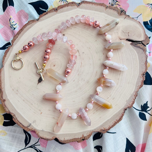 Divine Love Statement Mala Necklace