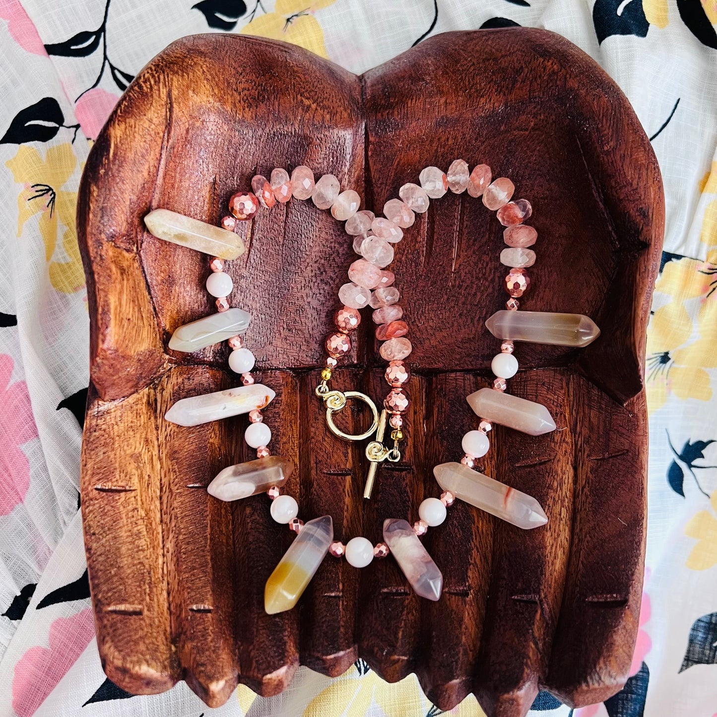 Divine Love Statement Mala Necklace