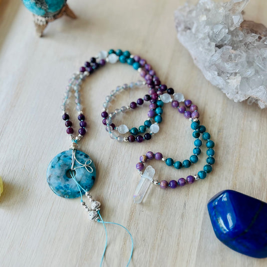 Deep Peace 108 Beads Mala Necklace