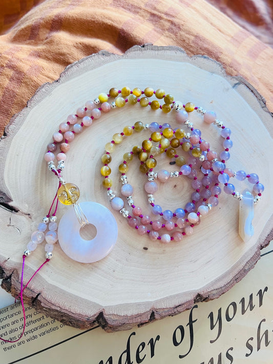 Brave Heart Mala 108 Beads Necklace