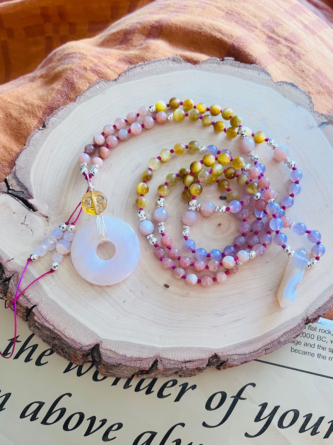 Brave Heart Mala 108 Beads Necklace
