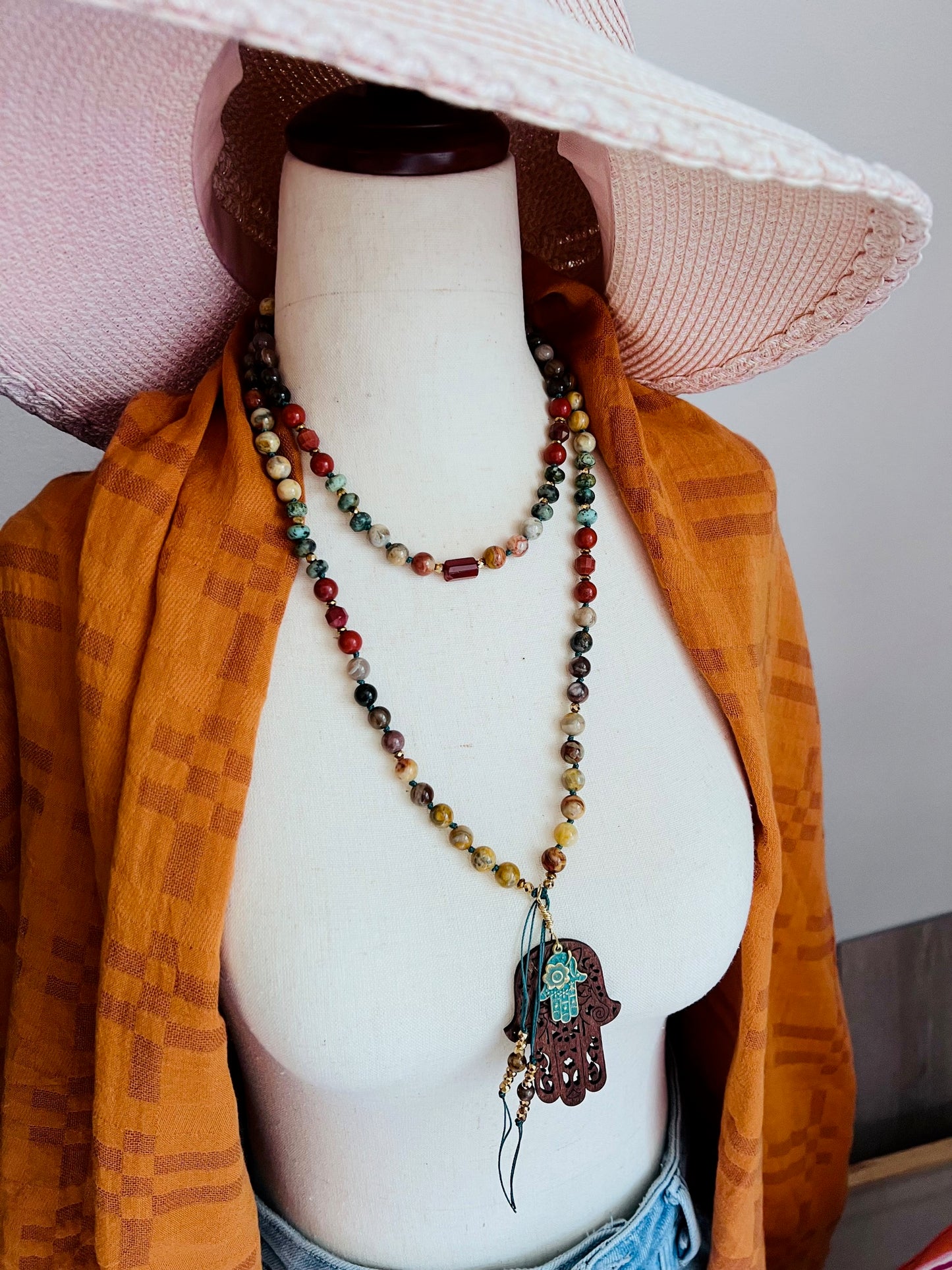 Spiritual Renewal Mala Necklace
