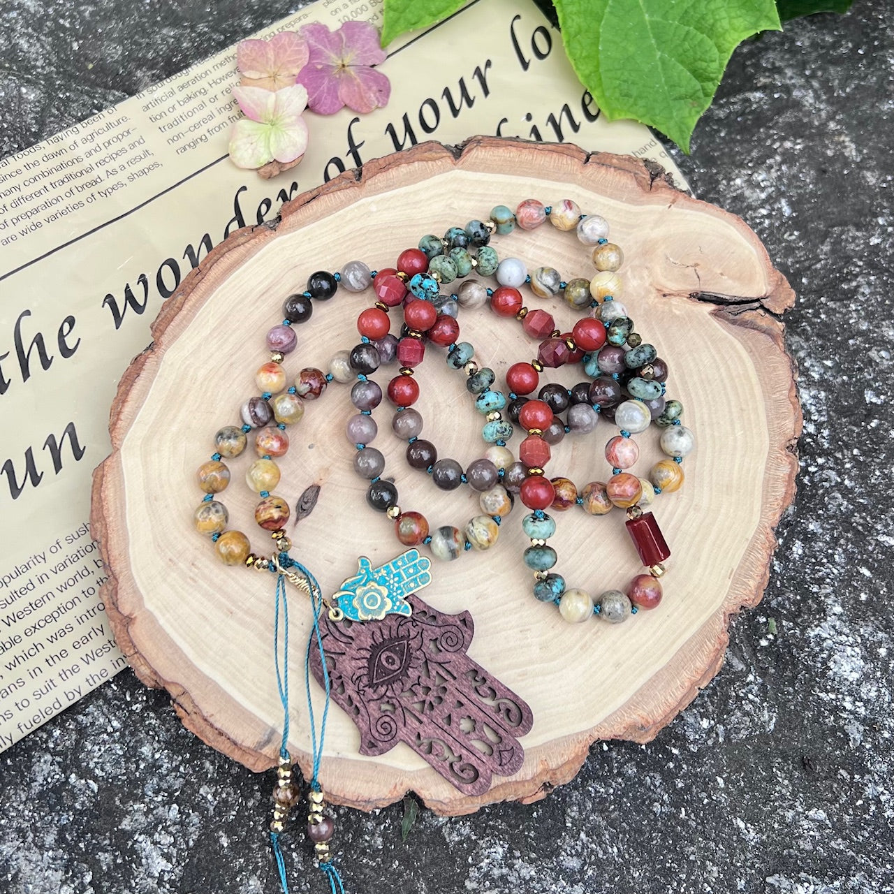 Spiritual Renewal Mala Necklace