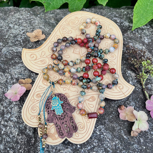 Spiritual Renewal Mala Necklace