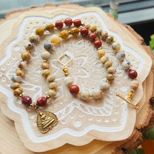 A New Path Short Mala Necklace