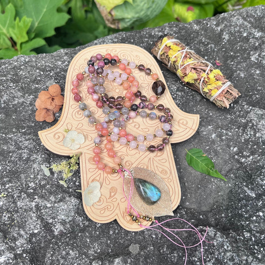 Natural Light 108 Beads Mala Necklace