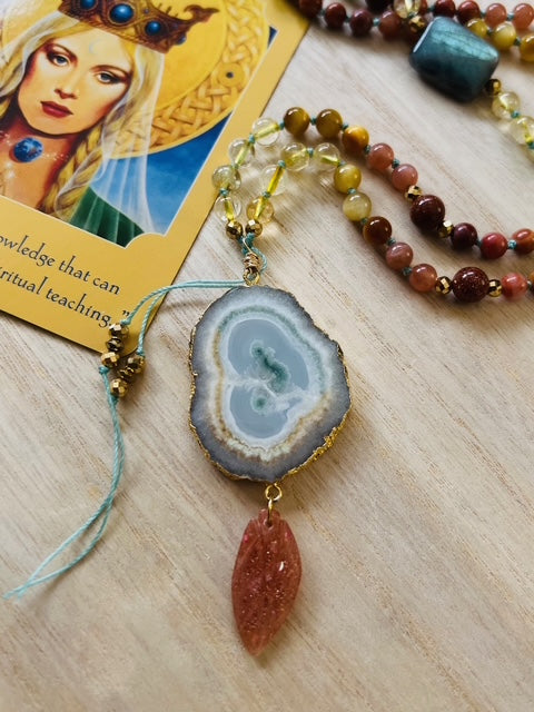 High Priestess 108 Beads Mala Necklace