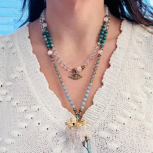 Highest Truth 108 Beads Mala Necklace - Mala Mia NYC