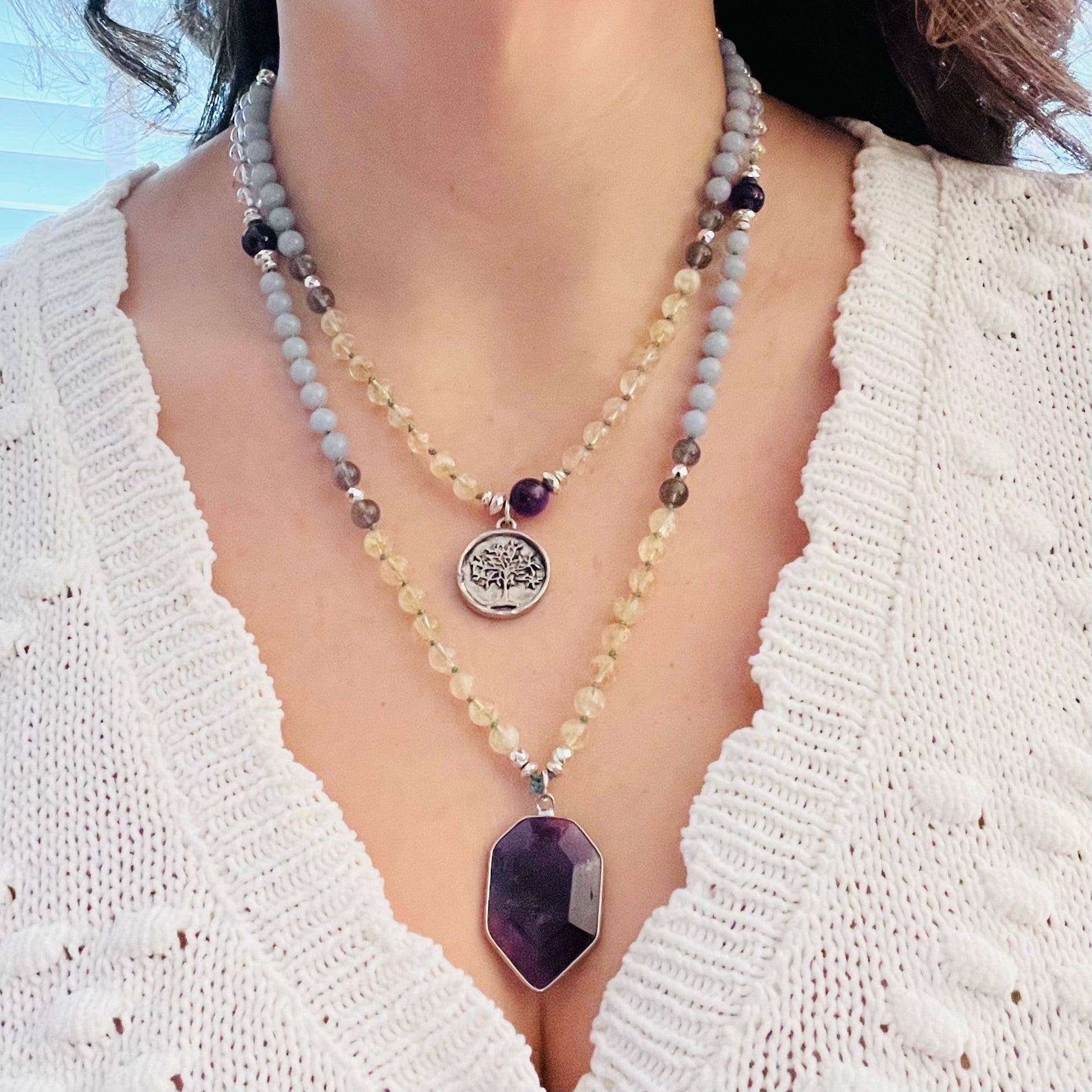 Inner Temple 108 Beads Mala Necklace - Mala Mia NYC