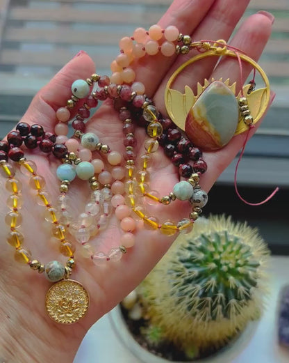 Rise and Shine 108 Beads Mala Necklace