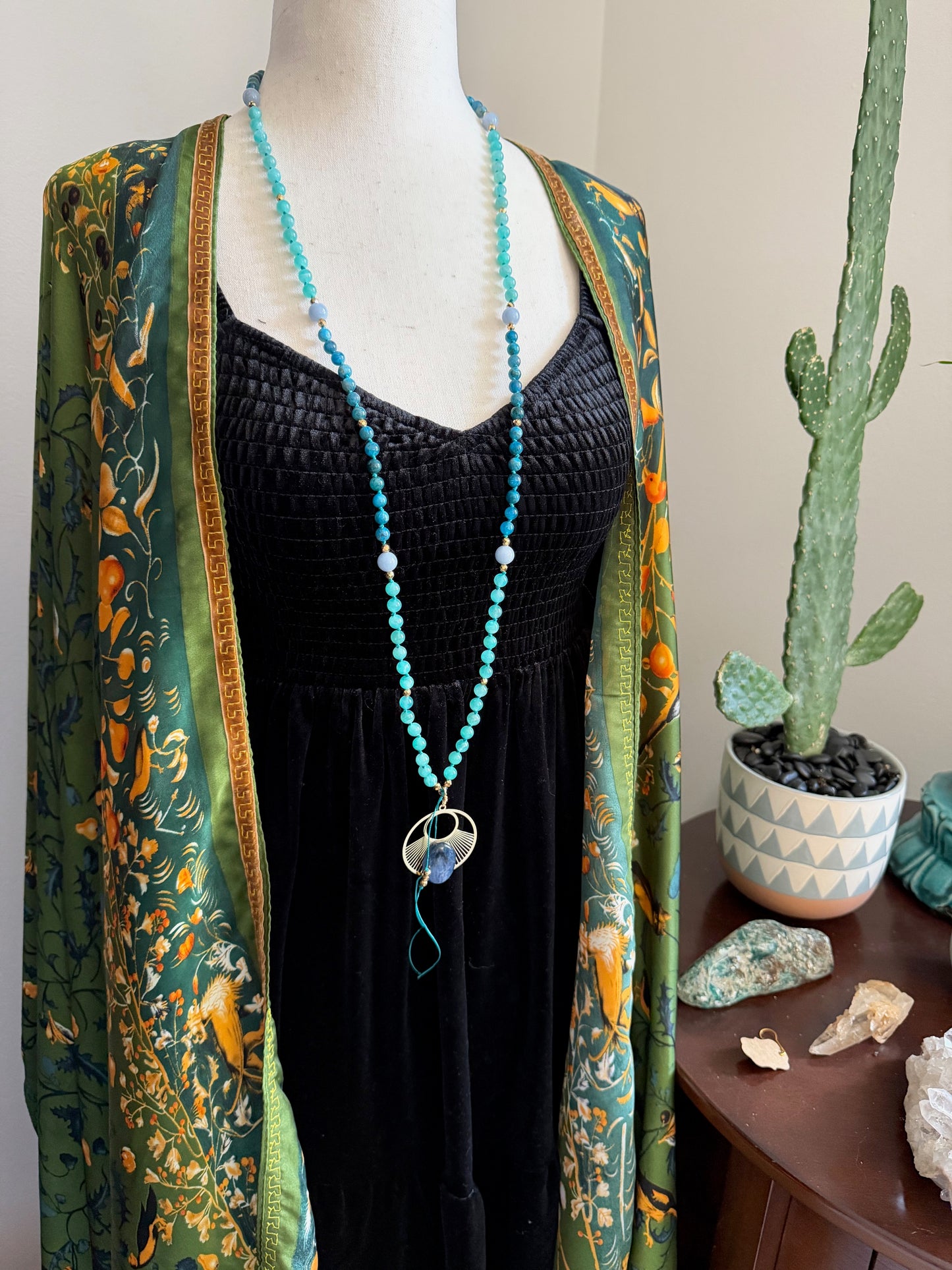 Divine Intervention 108 Beads Mala Necklace