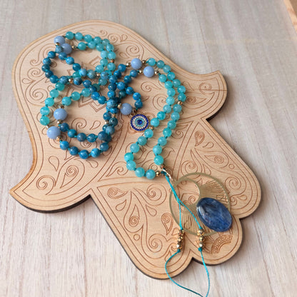 Divine Intervention 108 Beads Mala Necklace