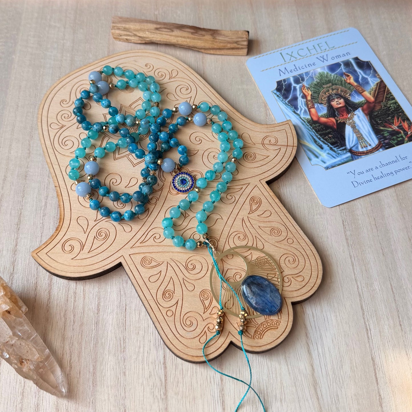 Divine Intervention 108 Beads Mala Necklace