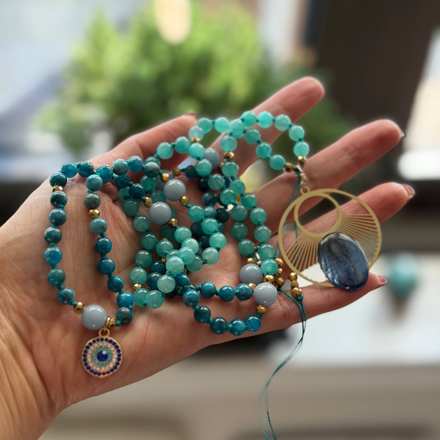 Divine Intervention 108 Beads Mala Necklace