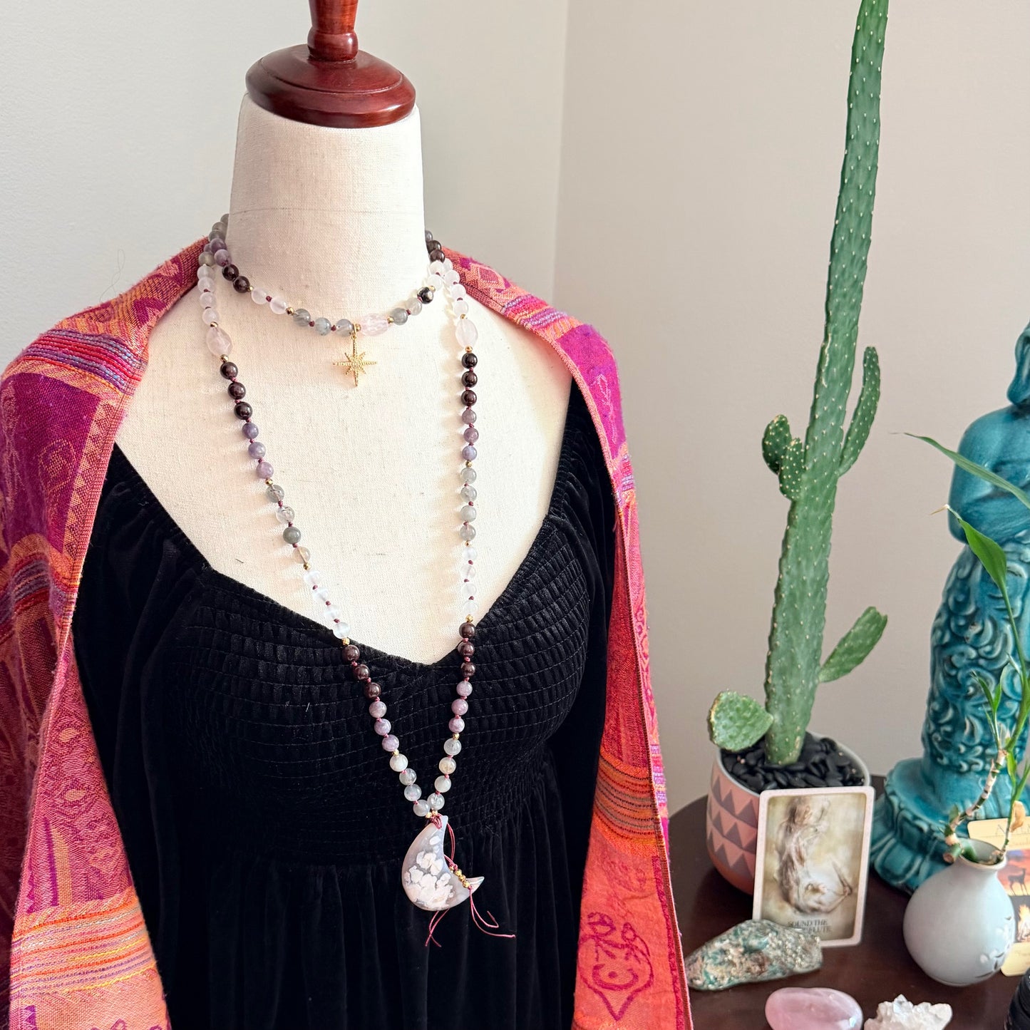 Quan Yin 108 Beads Mala Necklace