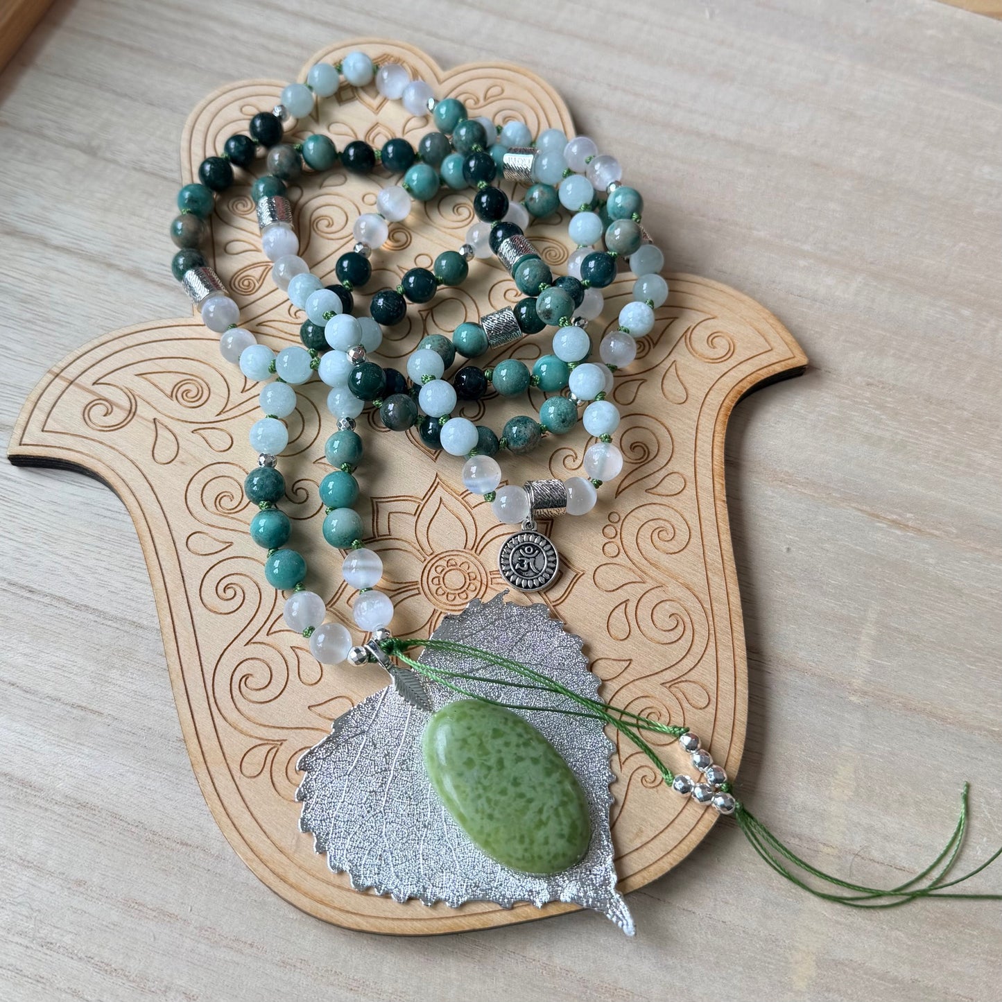 Tarot Inspired 108 Beads Mala Necklace