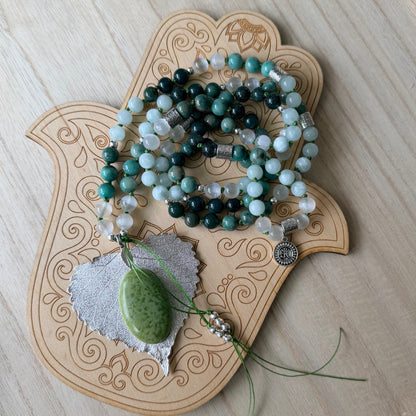 Tarot Inspired 108 Beads Mala Necklace