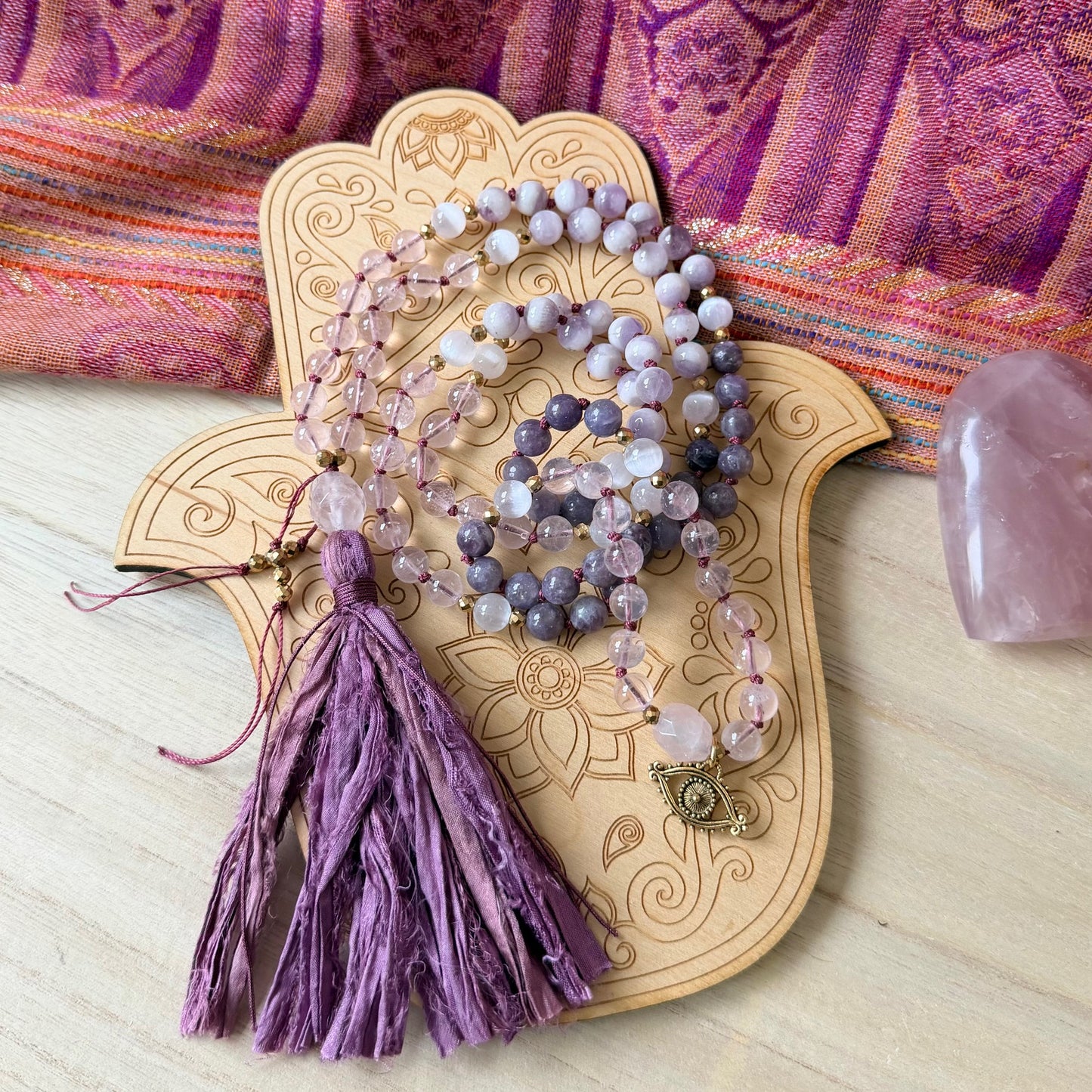 Love's Embrace 108 Beads Mala Necklace