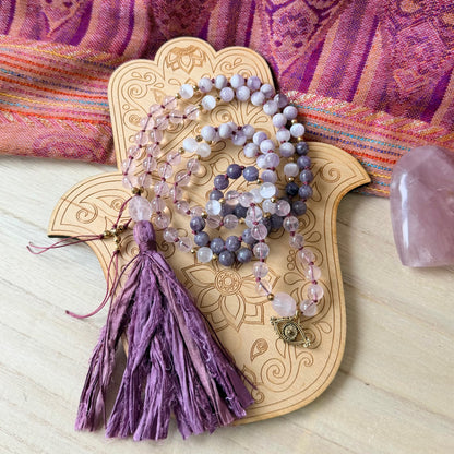 Love's Embrace 108 Beads Mala Necklace