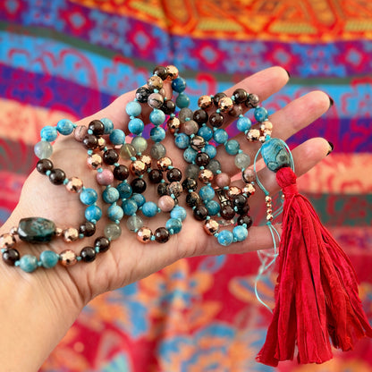Tarot Inspired 108 Beads Mala Necklace