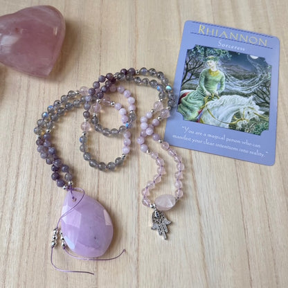 Rhiannon Inspired 108 Beads Mala Necklace