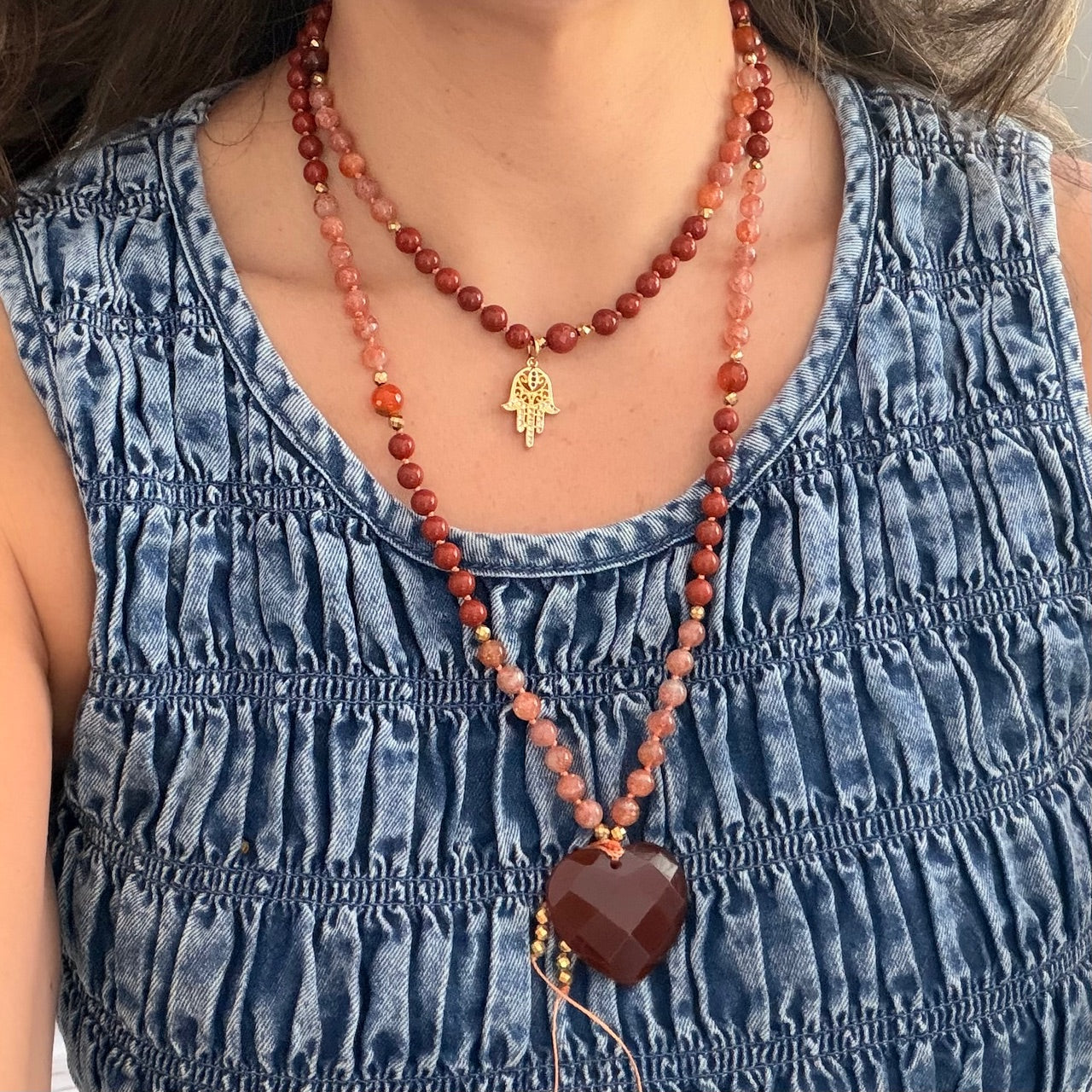 Goddess Guinevere 108 Bead Mala Necklace