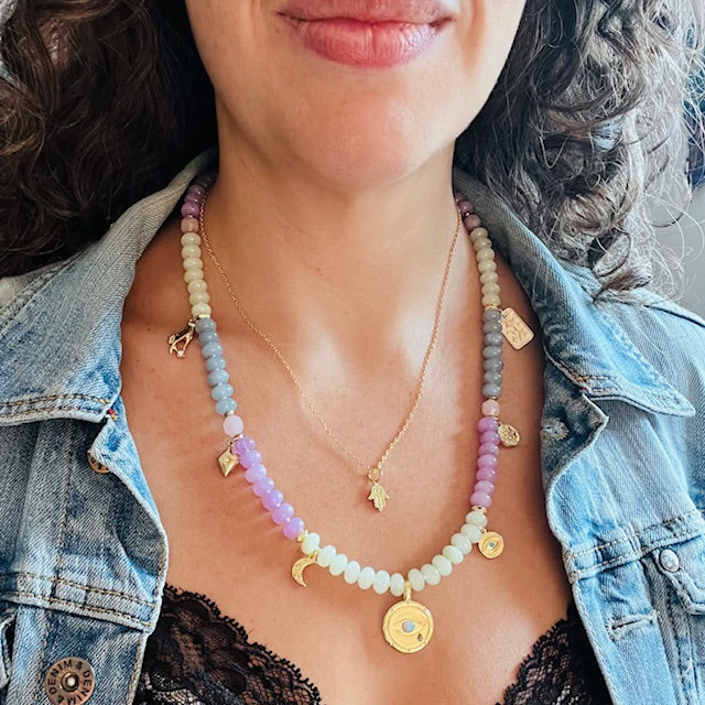 Psychic Visions Candy Gemstone Necklace