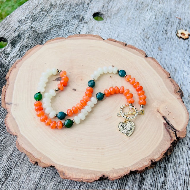 Earth's Pulse Candy Gemstone Necklace