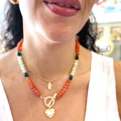 Earth's Pulse Candy Gemstone Necklace