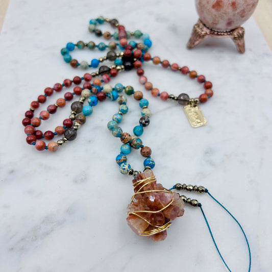 Intuitive Healing 108 Beads Mala Necklace
