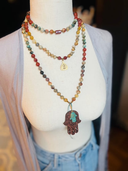 A New Path Short Mala Necklace