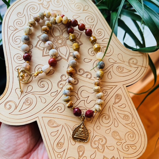 A New Path Short Mala Necklace