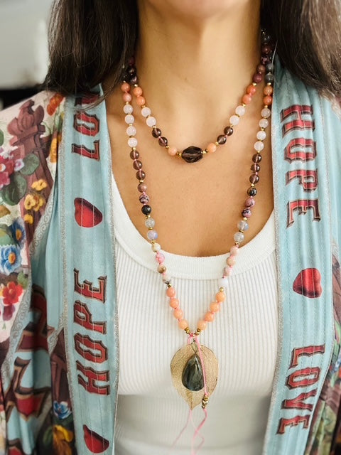 Natural Light 108 Beads Mala Necklace