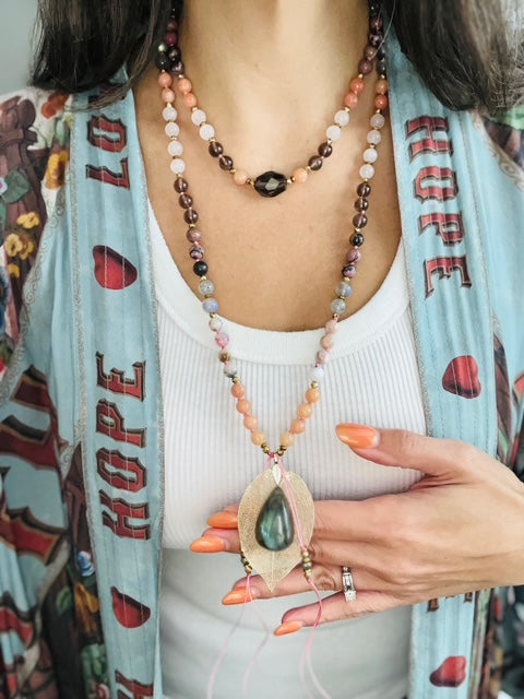 Natural Light 108 Beads Mala Necklace