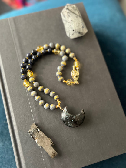 Cosmic Path Short Mala Necklace