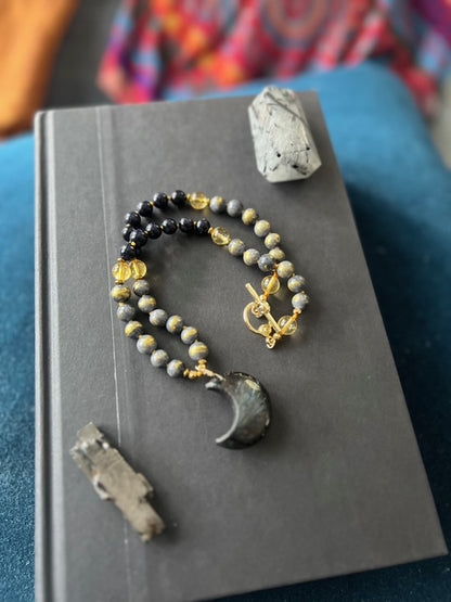 Cosmic Path Short Mala Necklace