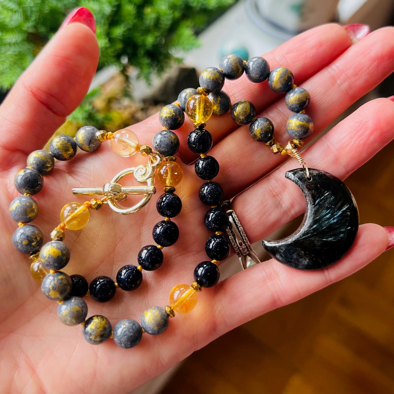 Cosmic Path Short Mala Necklace