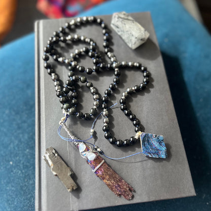 Witches Broom 108 Beads Mala Necklace