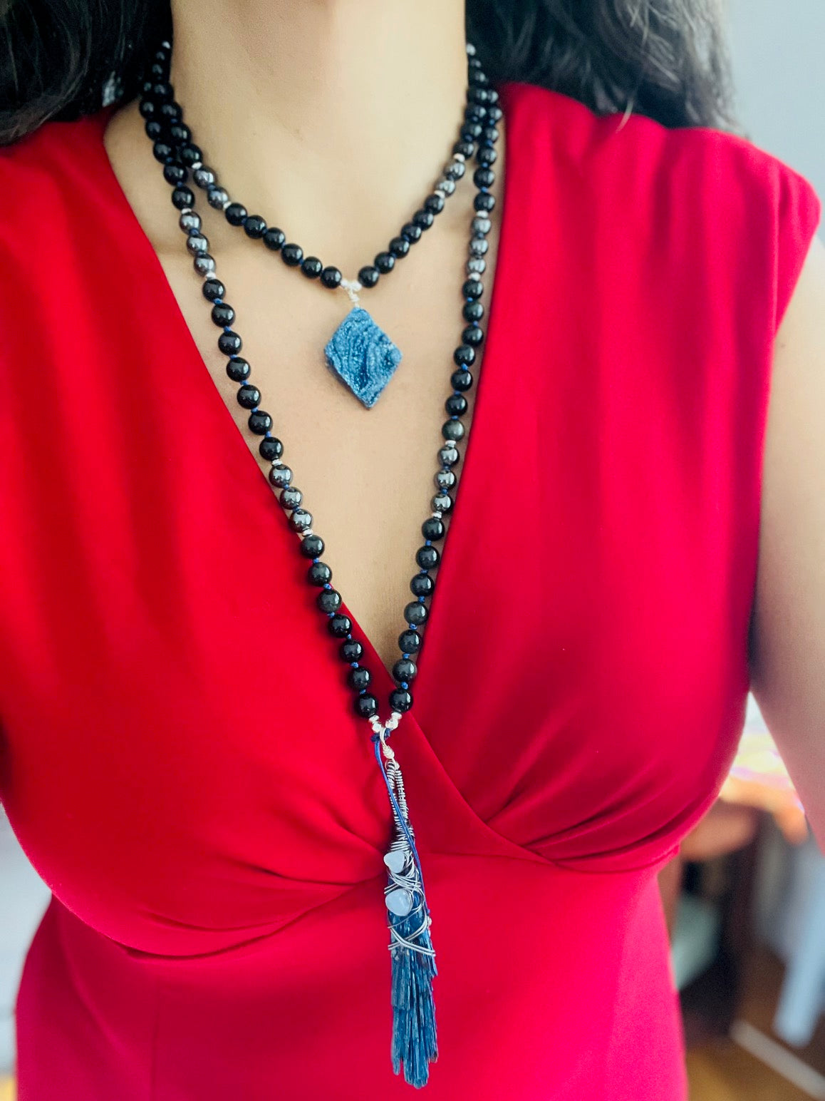 Witches Broom 108 Beads Mala Necklace