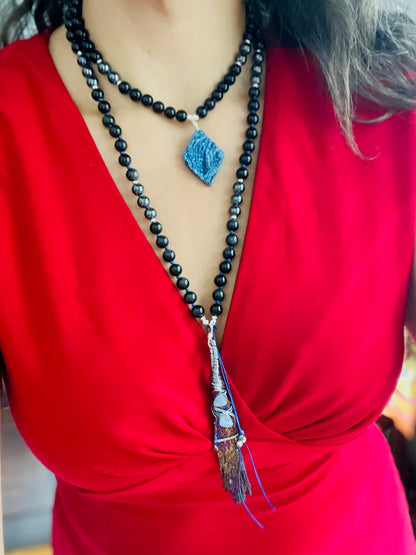 Witches Broom 108 Beads Mala Necklace