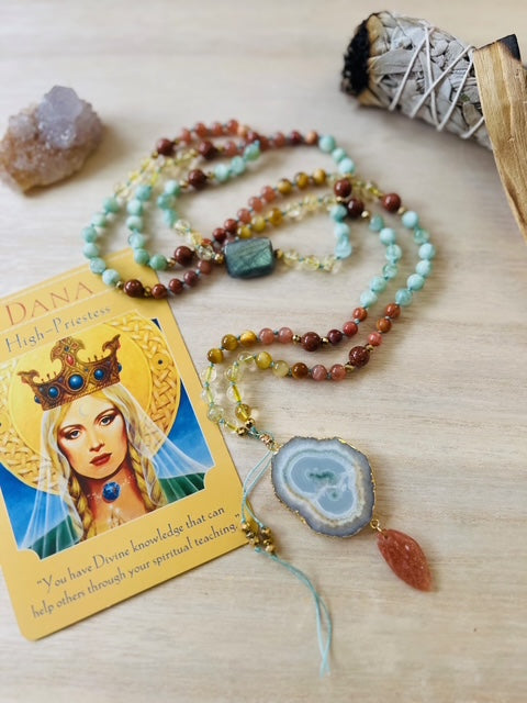 High Priestess 108 Beads Mala Necklace