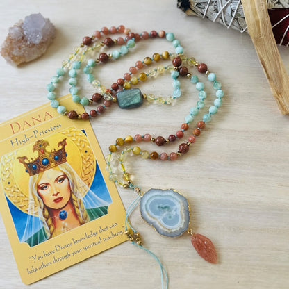High Priestess 108 Beads Mala Necklace